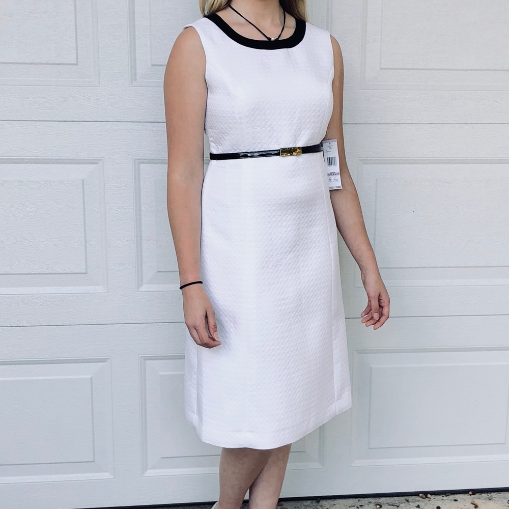 Glamorous Jones New York white dress with belt